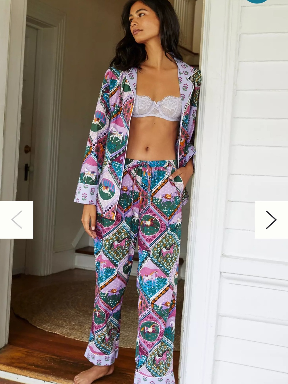 Anthropologie Printfresh PJ set🦄🦄